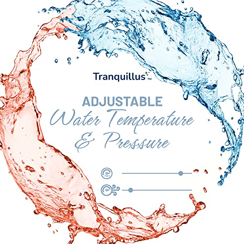 Tranquillus Electronic Bidet Seat from Quick Parts Delivery for Elongated Toilets with Heated Seat, Temperature Controlled Wash, Warm Air Dryer, Easy DIY Installation, White